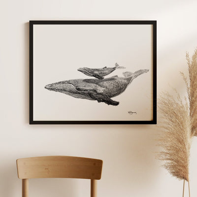 Discover the inspiration behind this Whale art print