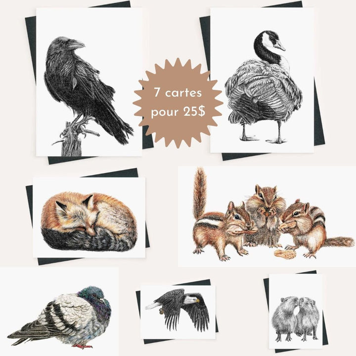 Complete NEW 2025 Collection - 7 Greeting Cards Bundle - LE NID atelier