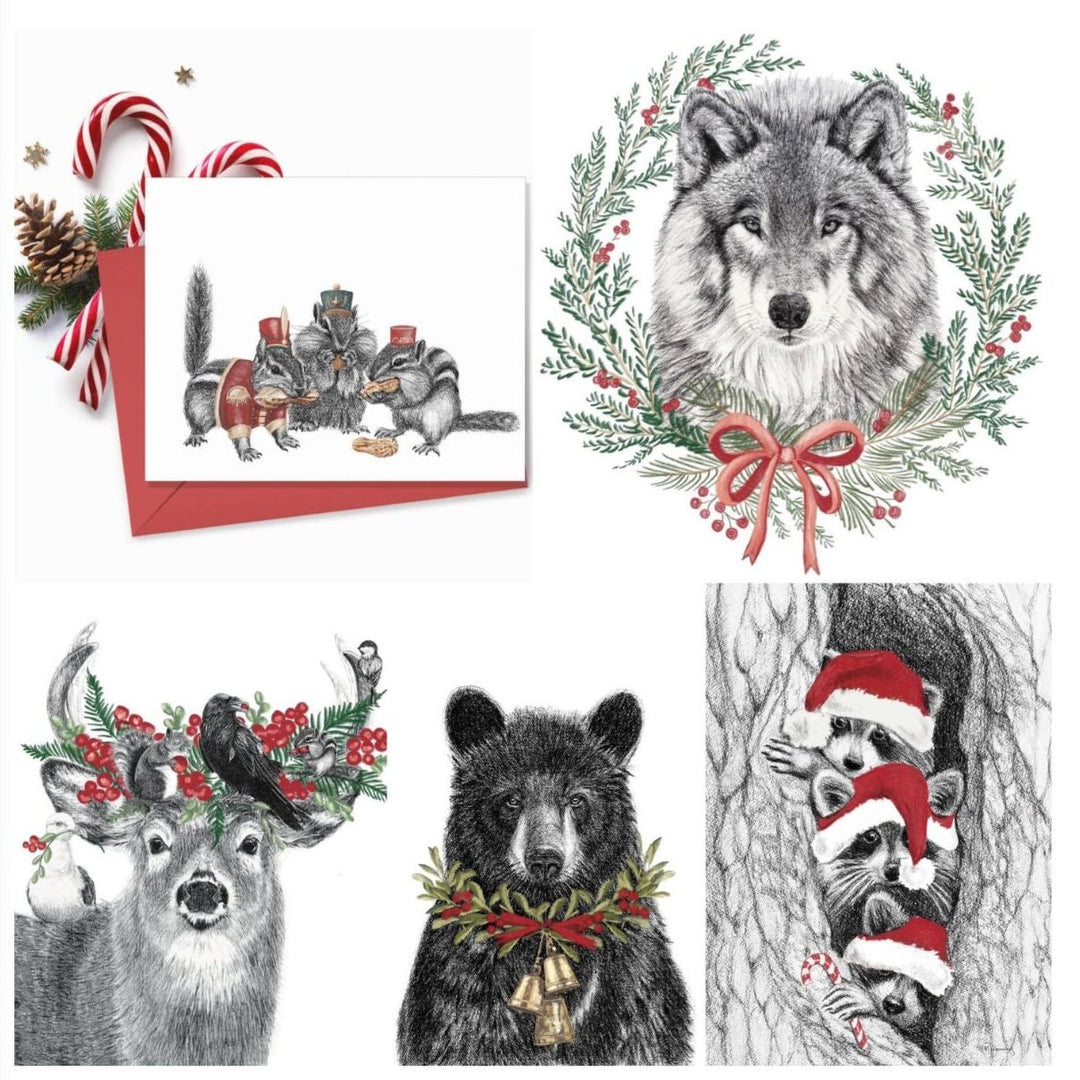 NEW 5 Christmas Greeting Card Bundle 2025 - Special Christmas Card BUNDLE - LE NID atelier