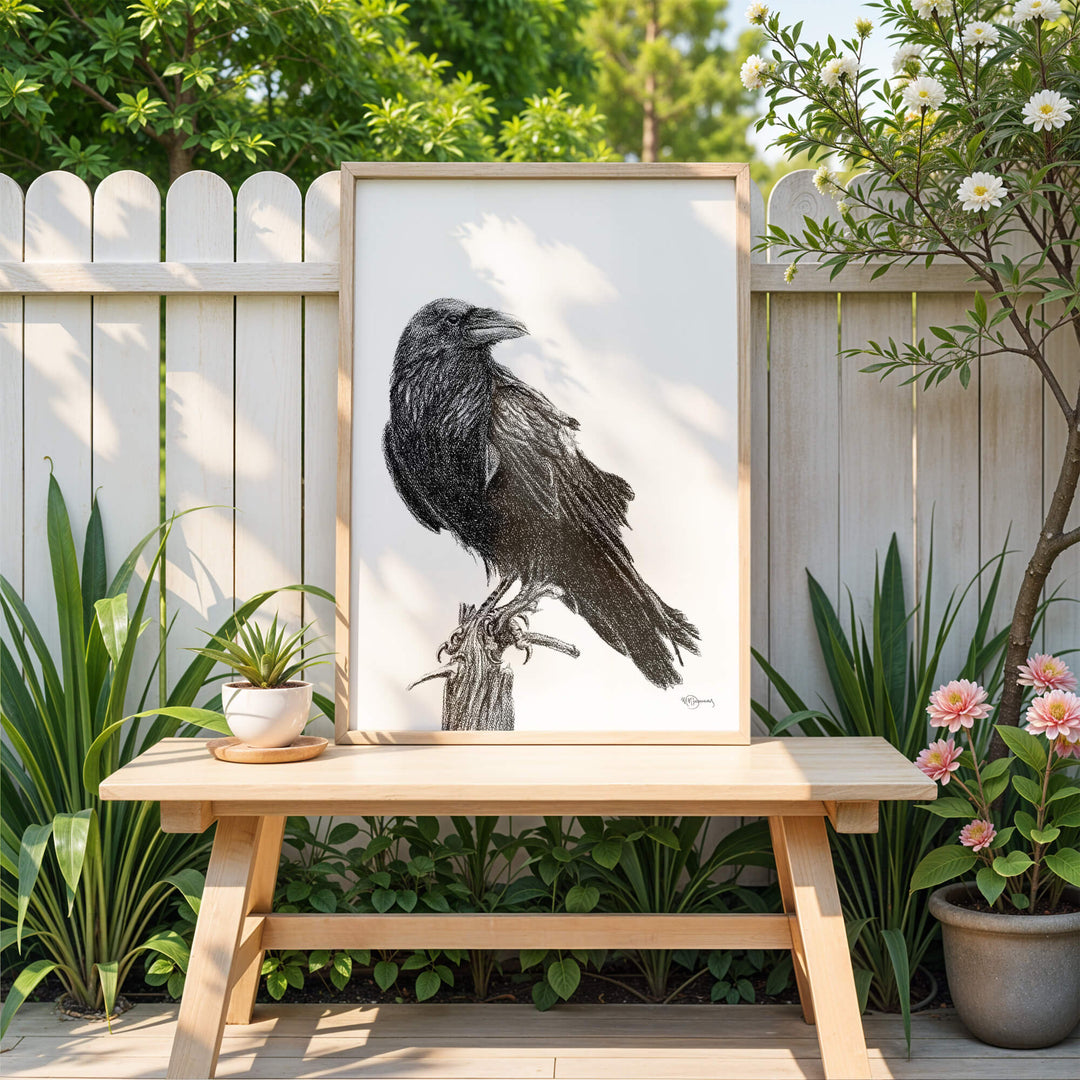 Raven Illustration - LE NID atelier