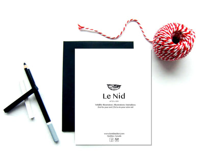 Funny Sloth Greeting Card - LE NID atelier