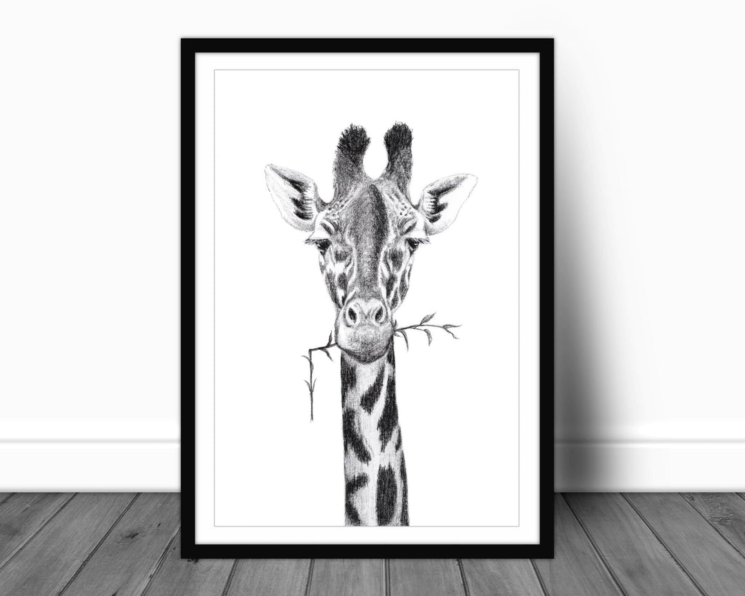Giraffe Portrait - LE NID atelier