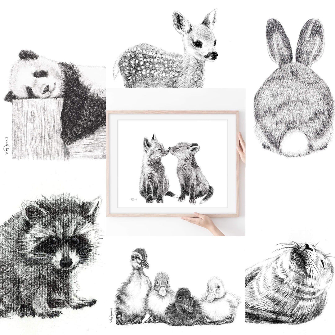 The Adorables - On Canvas Ready to Hang (+ Frame) - LE NID atelier