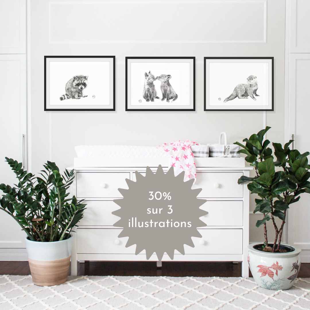 ✨✨ 30% on 3 same Format prints - Choose any 3 illustrations - LE NID atelier