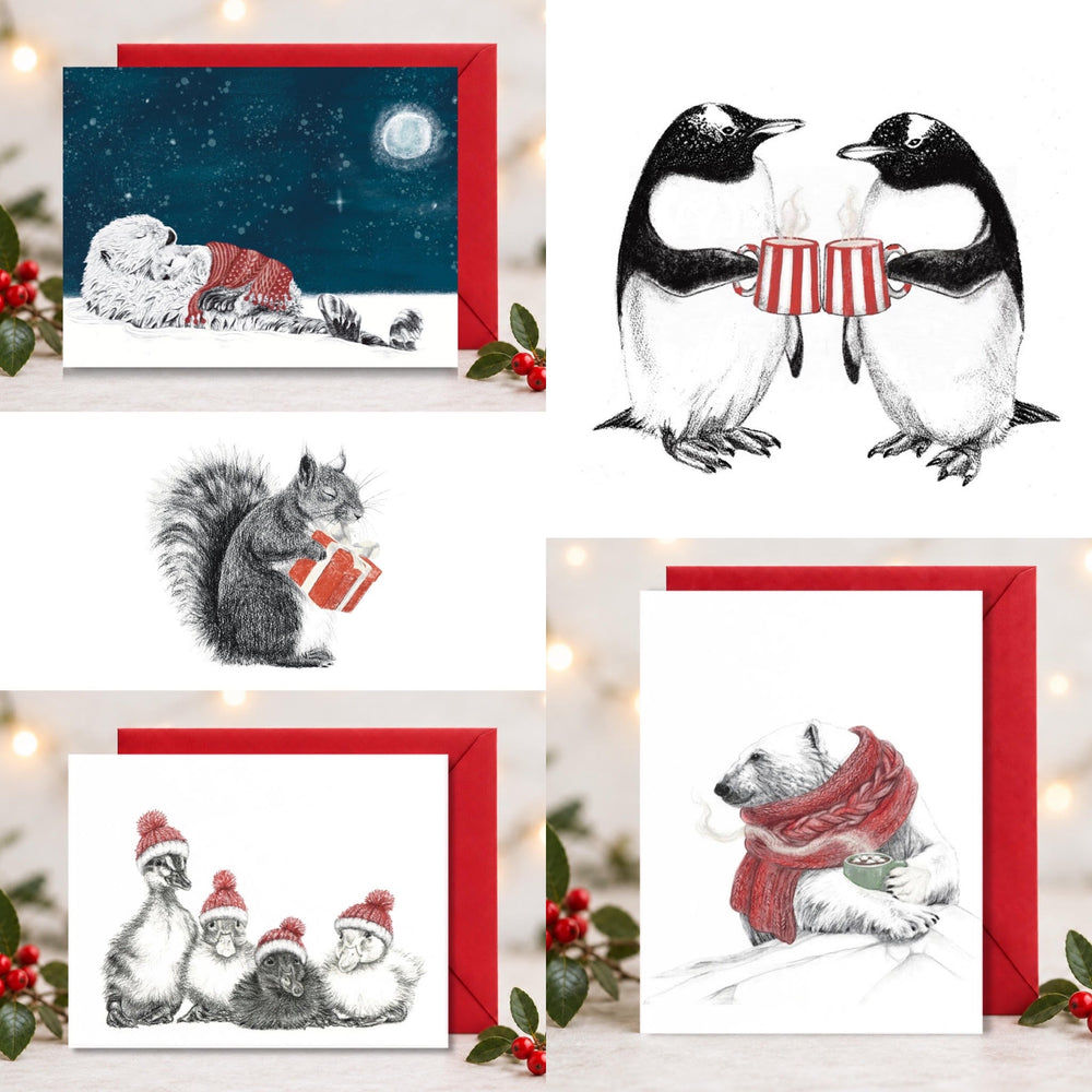 5 Christmas Cards - Bundle 2026 - LE NID atelier