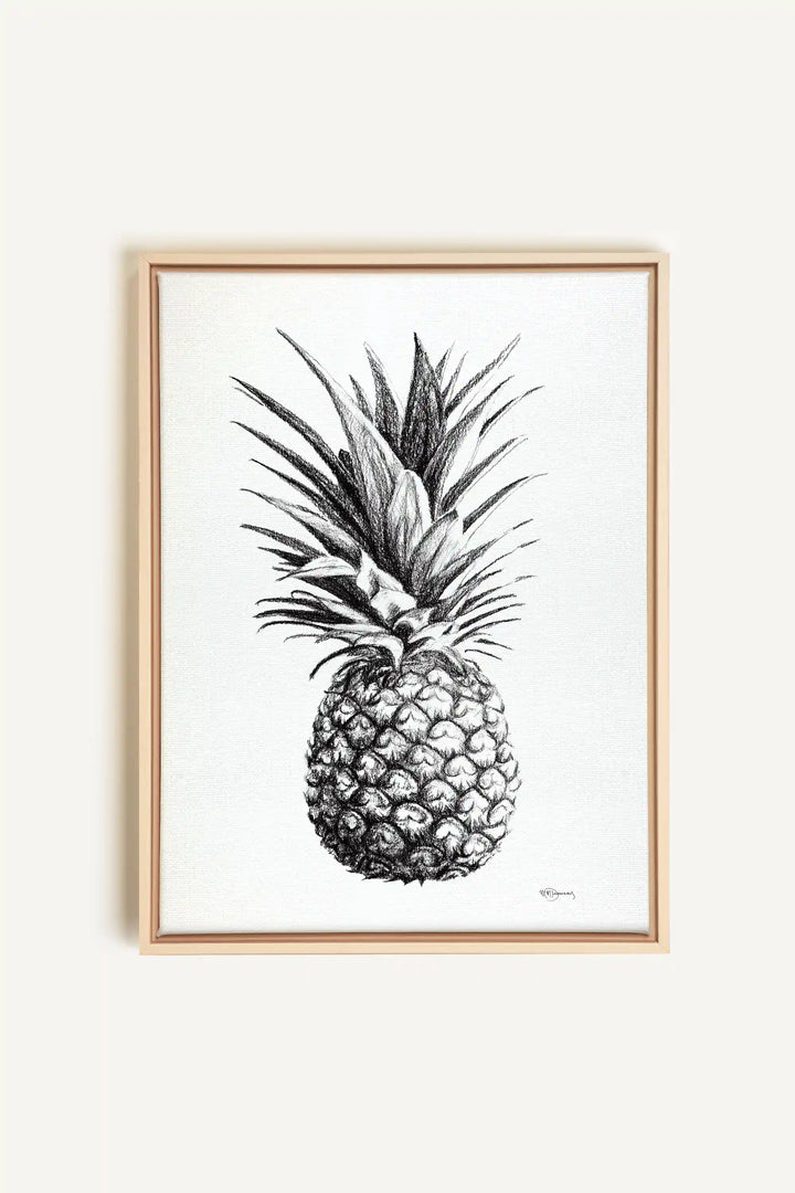 Pineapple, canvas print