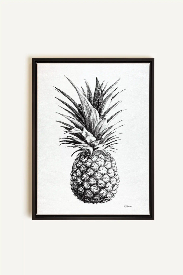 Pineapple, canvas print