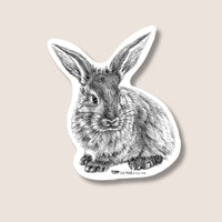 Adorable autocollants de Lapin pour bouteille d'eau, agenda ou ordinateur