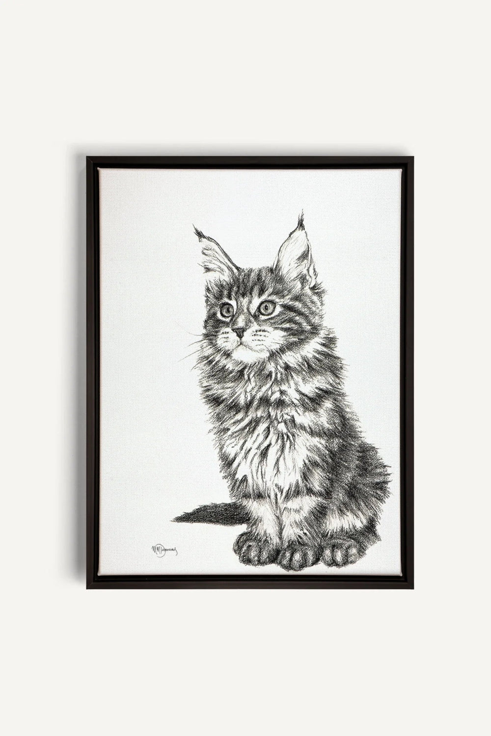 Adorable Cat, canvas print - LE NID atelier