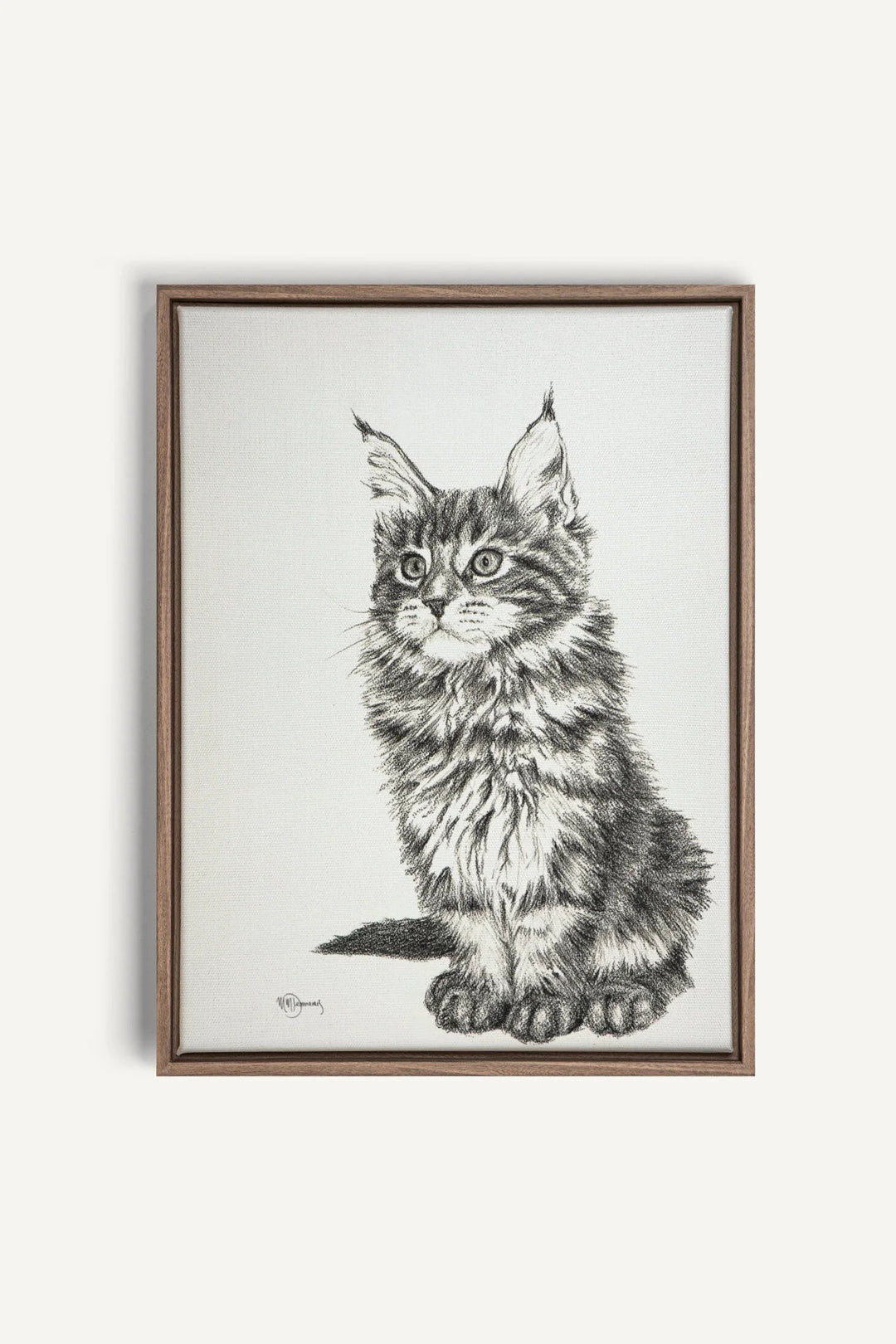 Adorable Cat, canvas print - LE NID atelier