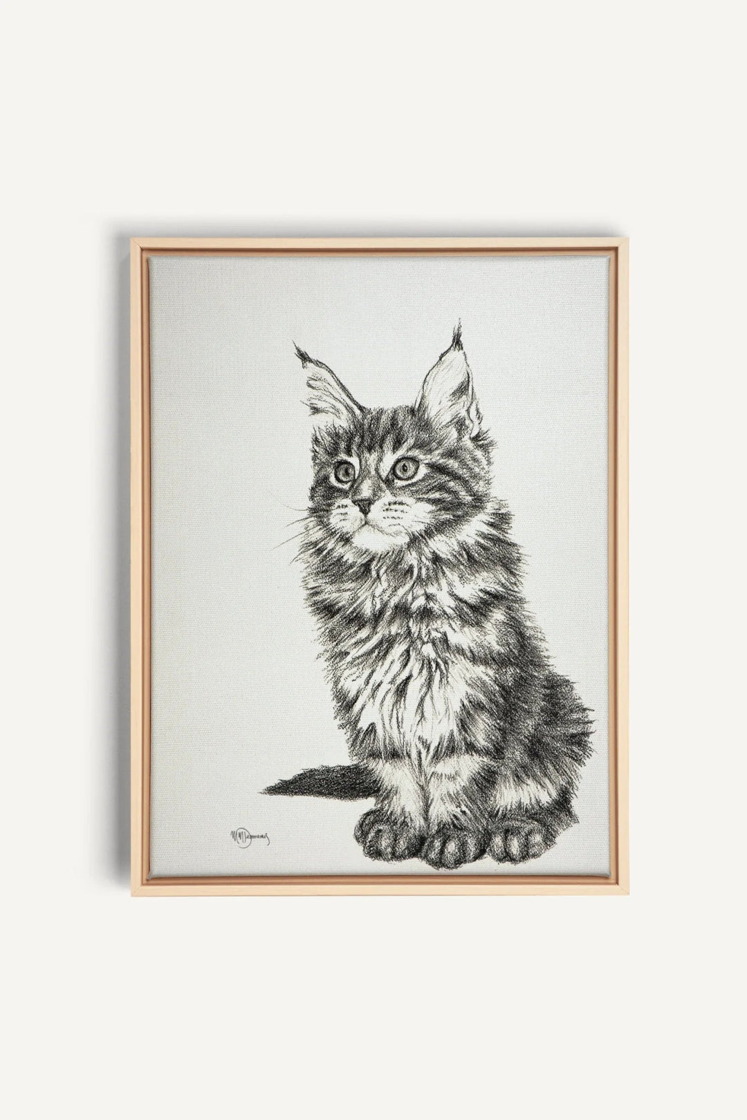 Adorable Cat, canvas print - LE NID atelier