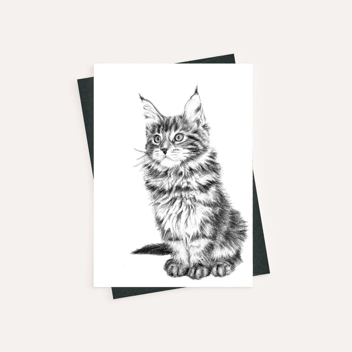 Adorable Cat - greeting card - LE NID atelier