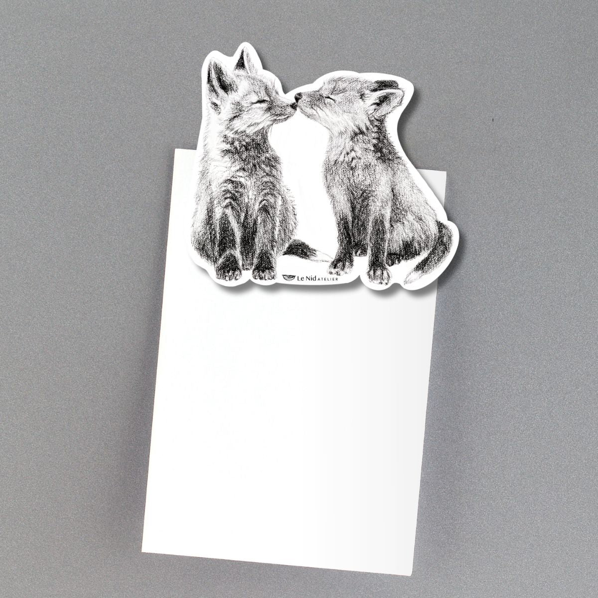 Adorable Foxes Magnet - LE NID atelier