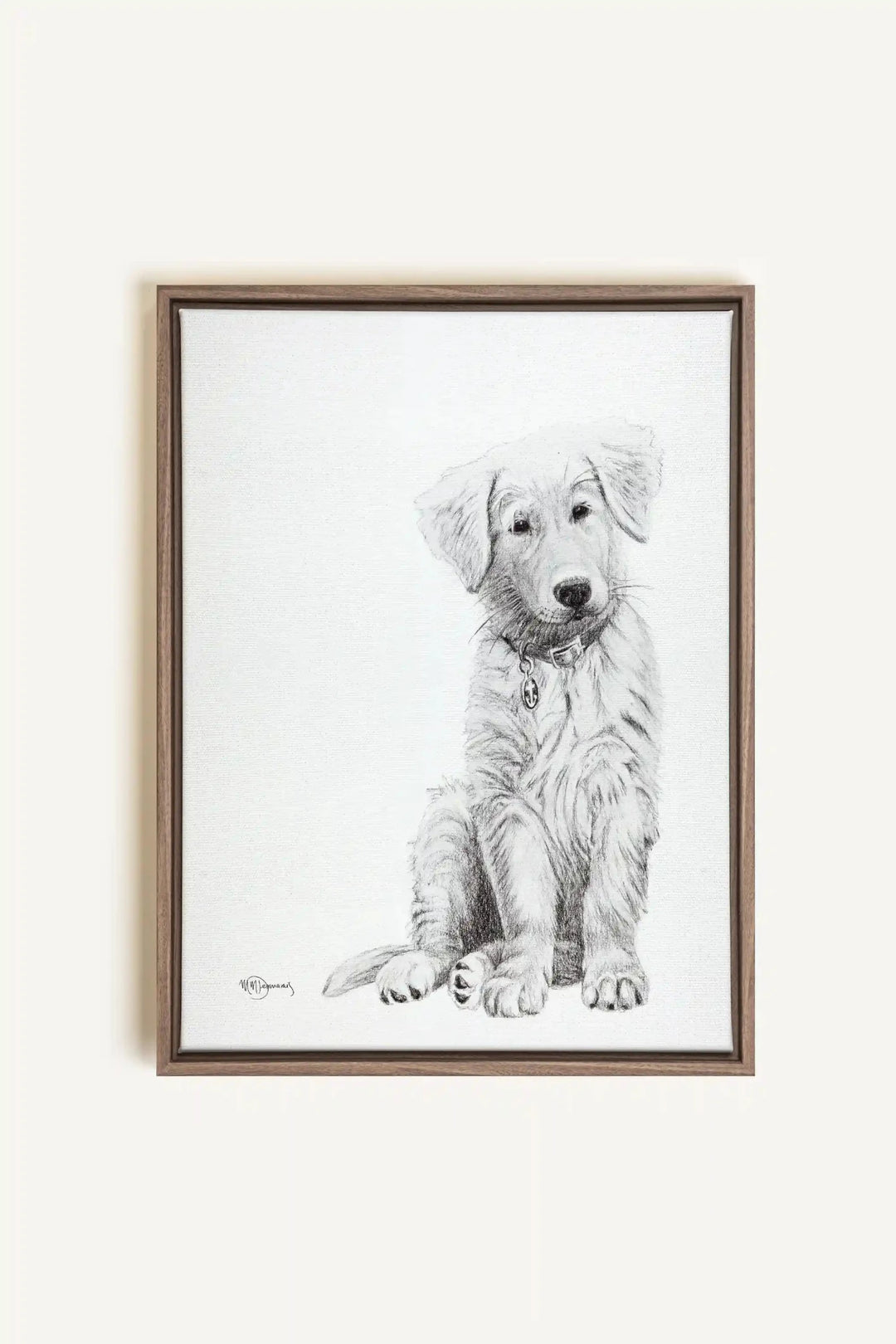 Adorable Golden Retriever, canvas print - LE NID atelier