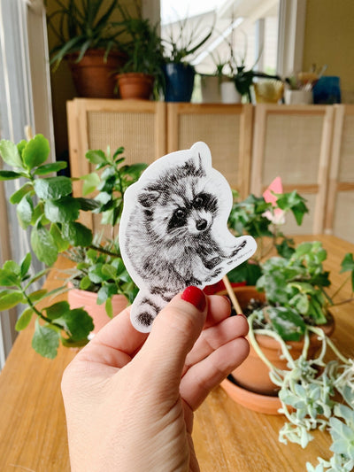 Adorable Raccoon Magnet - LE NID atelier