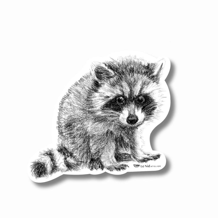 Adorable Raccoon Magnet - LE NID atelier