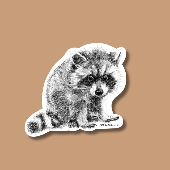 Adorable Raccoon Magnet - LE NID atelier