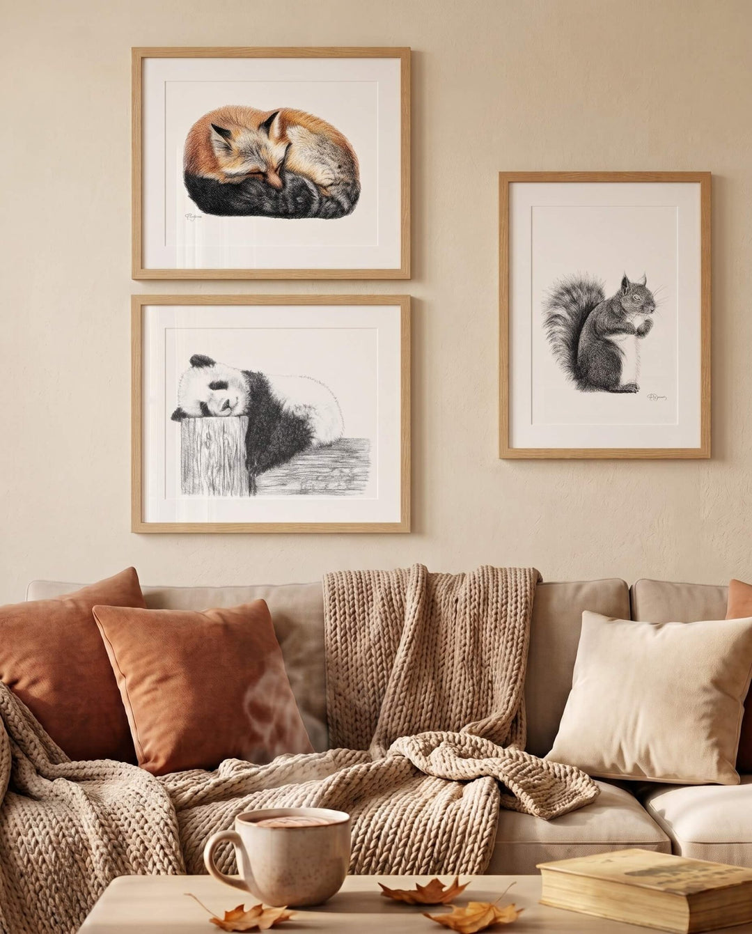 Automn Print TRIO - Choose your Cocooning Trio - LE NID atelier