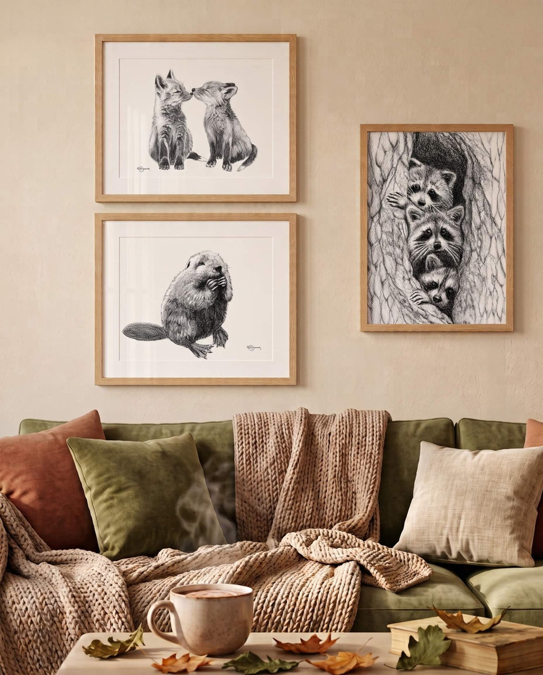 Automn Print TRIO - Choose your Cocooning Trio - LE NID atelier