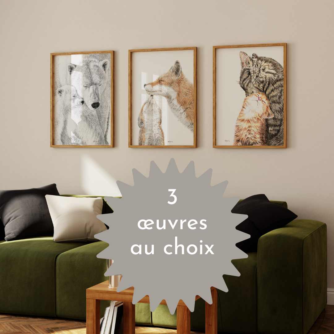 BUNDLE - Choose any 3 illustrations - LE NID atelier