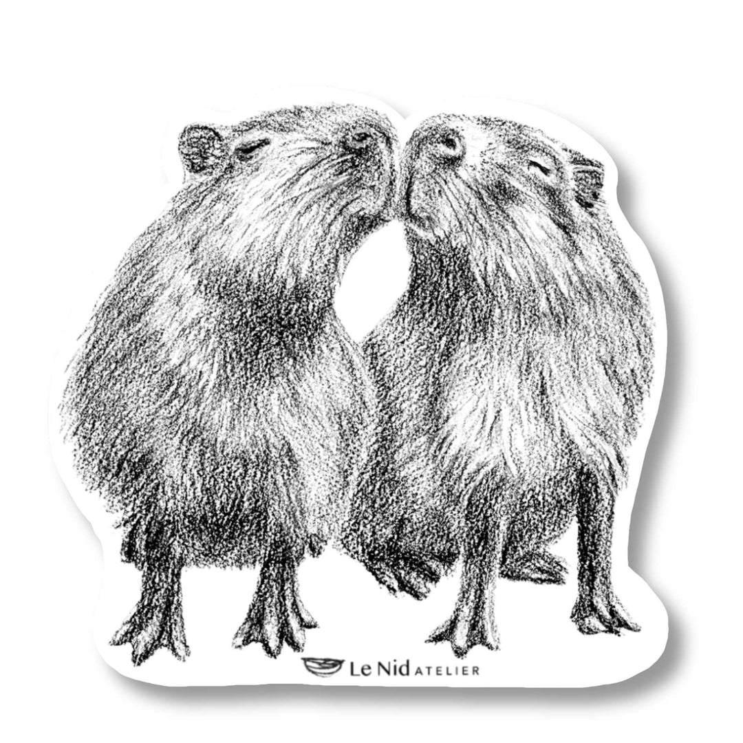 Capybaras - Magnet - LE NID atelier
