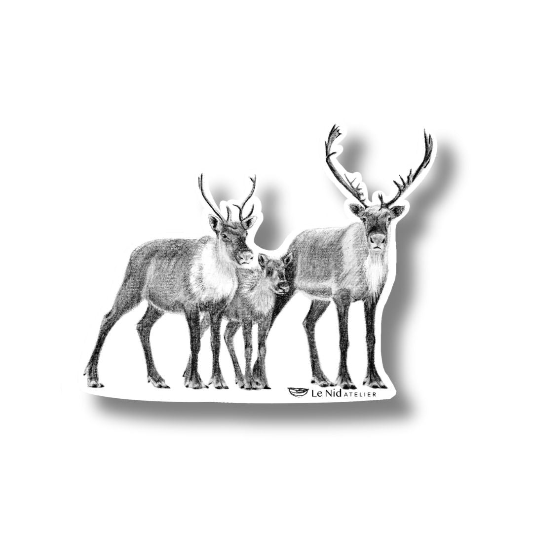 Caribou Family Magnet - LE NID atelier