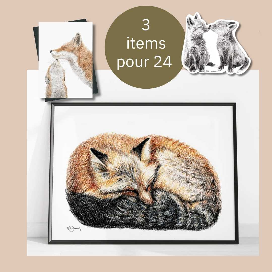 CHOICE - One 8x10 print + 1 print + 1 sticker - LE NID atelier