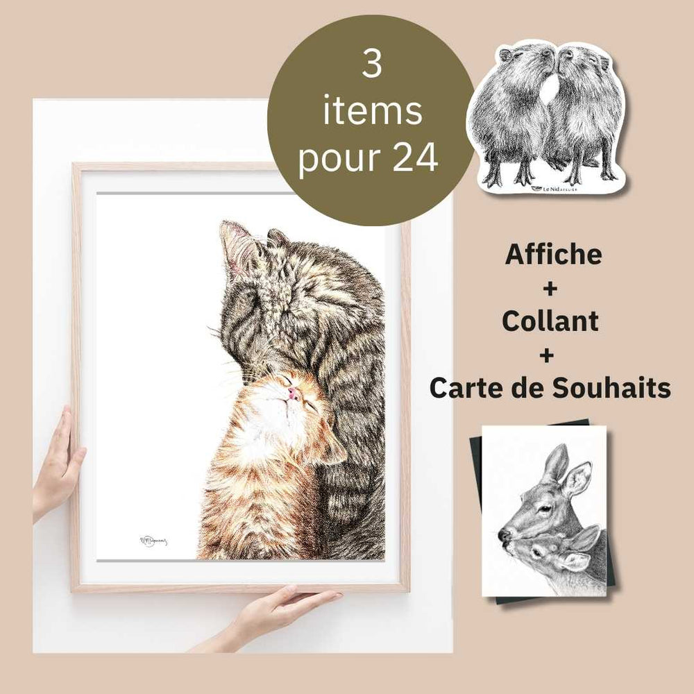 CHOICE - One 8x10 print + 1 print + 1 sticker - LE NID atelier
