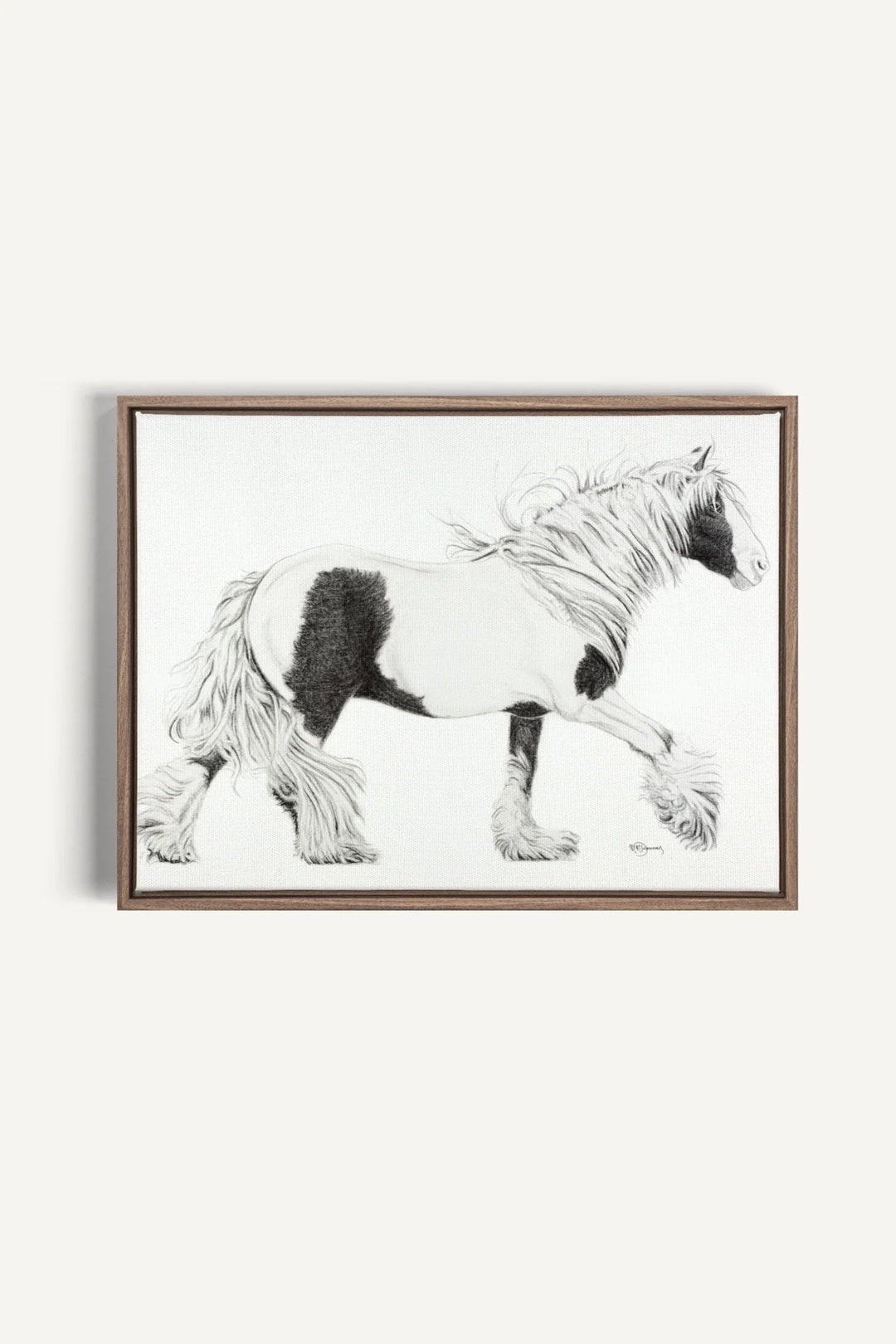 Cob Gypsy Horse, canvas print - LE NID atelier