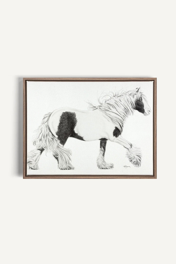 Cob Gypsy Horse, canvas print - LE NID atelier