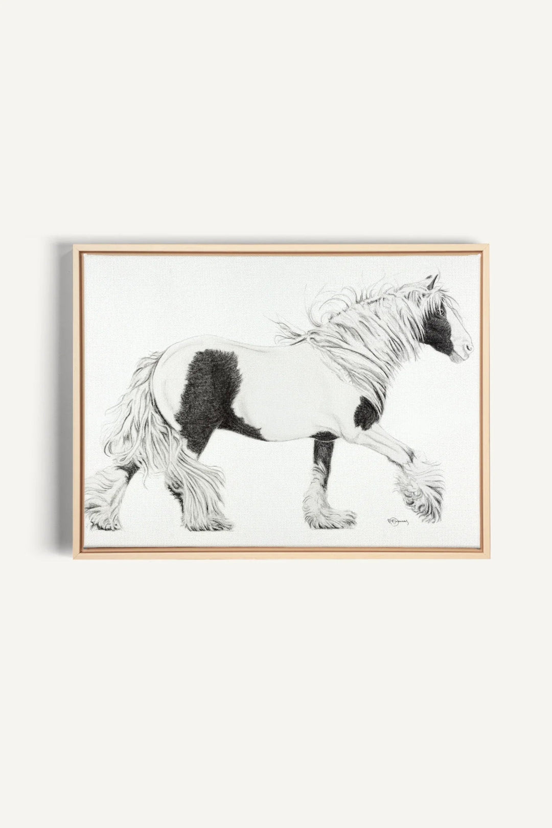 Cob Gypsy Horse, canvas print - LE NID atelier