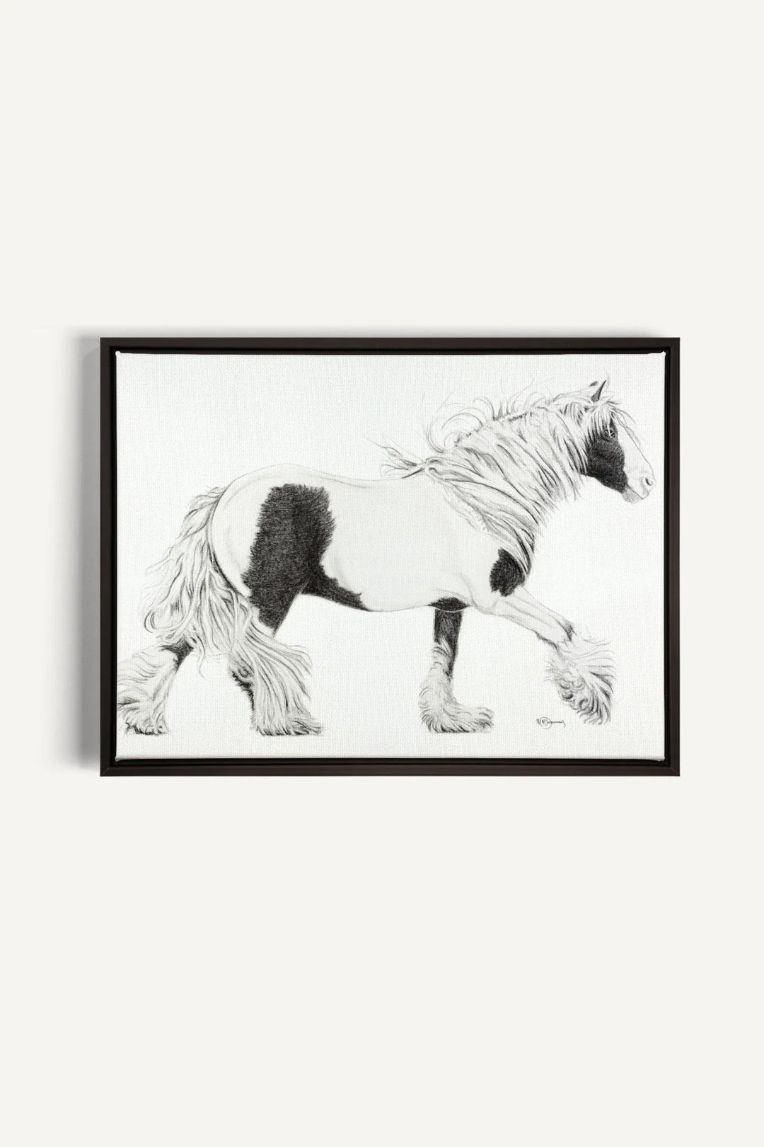 Cob Gypsy Horse, canvas print - LE NID atelier