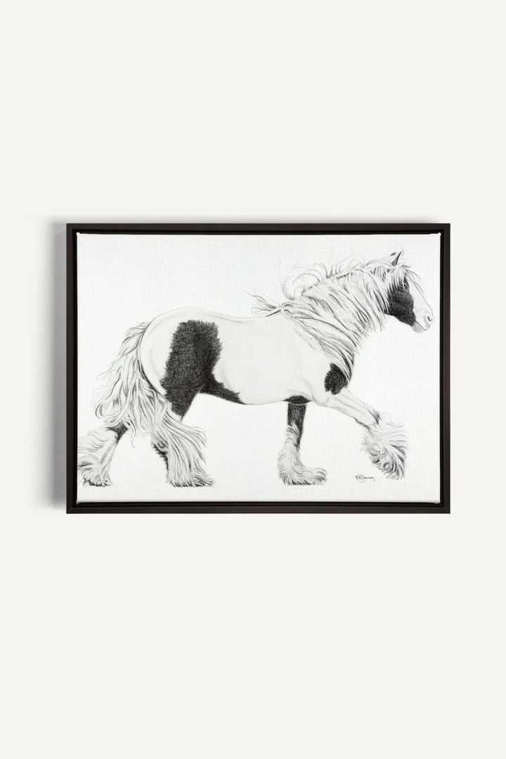 Cob Gypsy Horse, canvas print - LE NID atelier