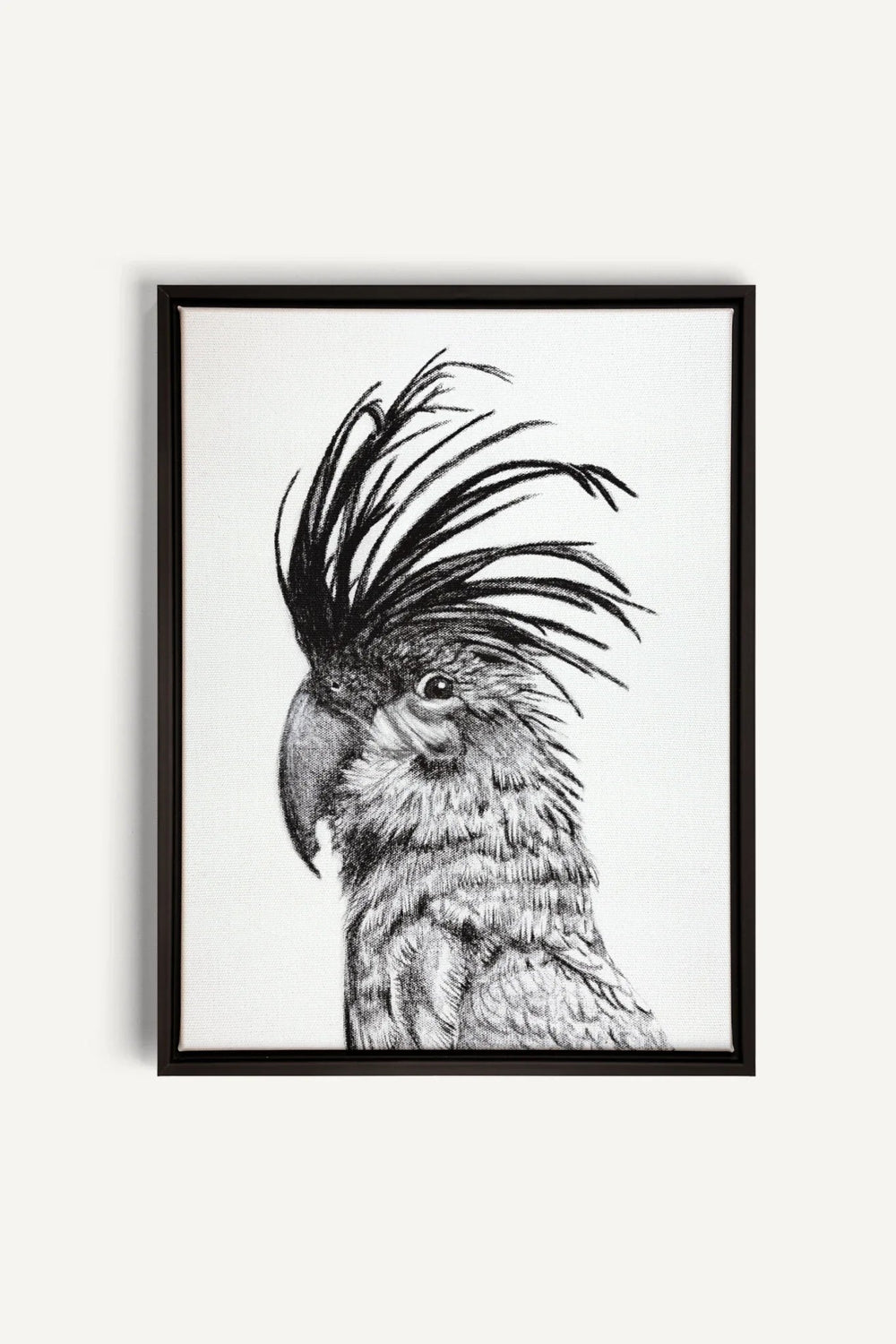 Cockatoo Portrait, canvas print - LE NID atelier