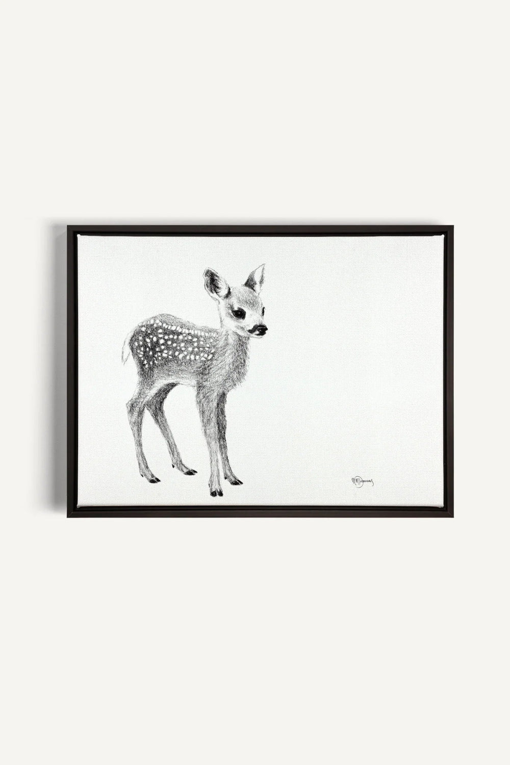 Cute Baby Deer, canvas print - LE NID atelier