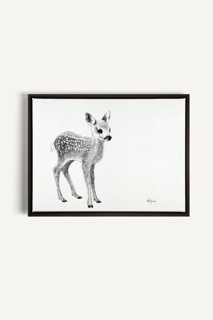 Cute Baby Deer, canvas print - LE NID atelier