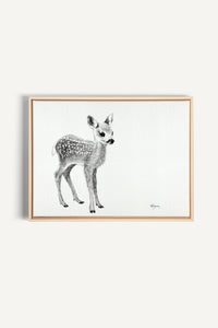Cute Baby Deer, canvas print