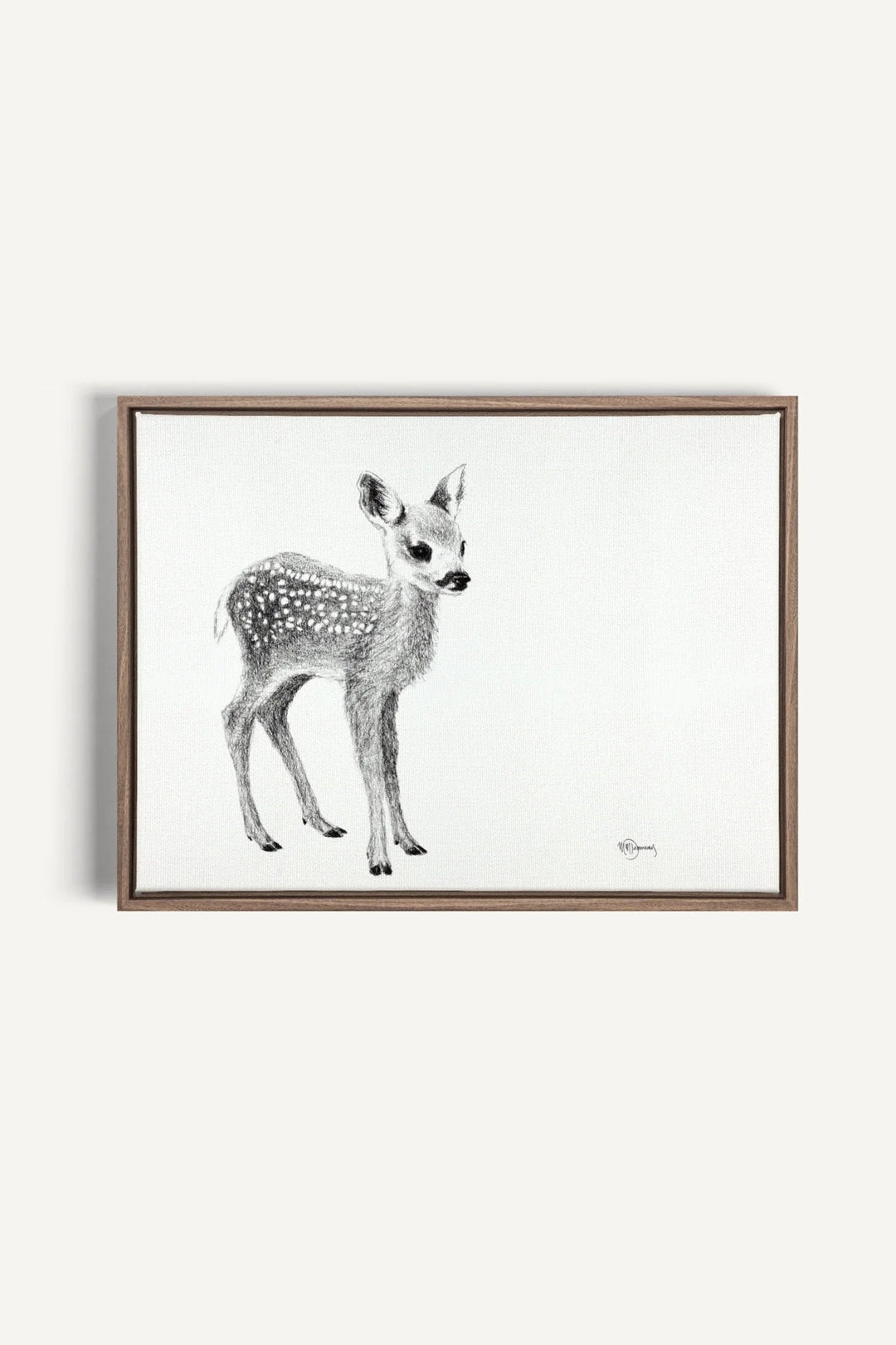 Cute Baby Deer, canvas print - LE NID atelier
