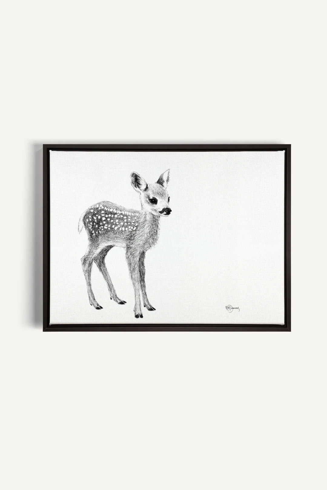 Cute Baby Deer, canvas print