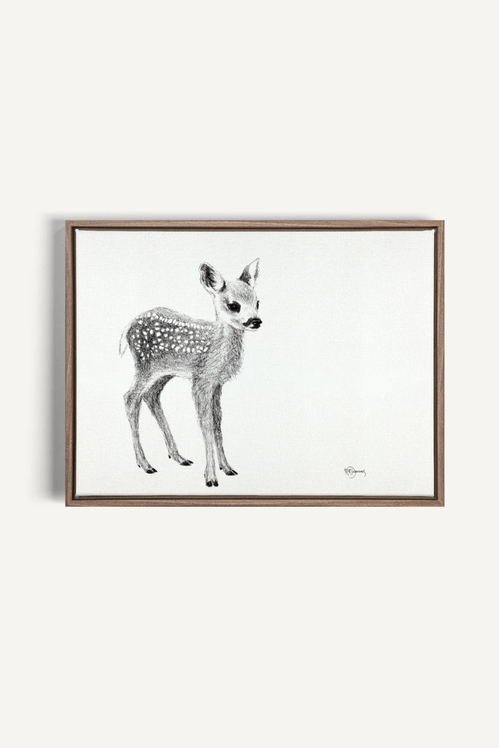 Cute Baby Deer, canvas print