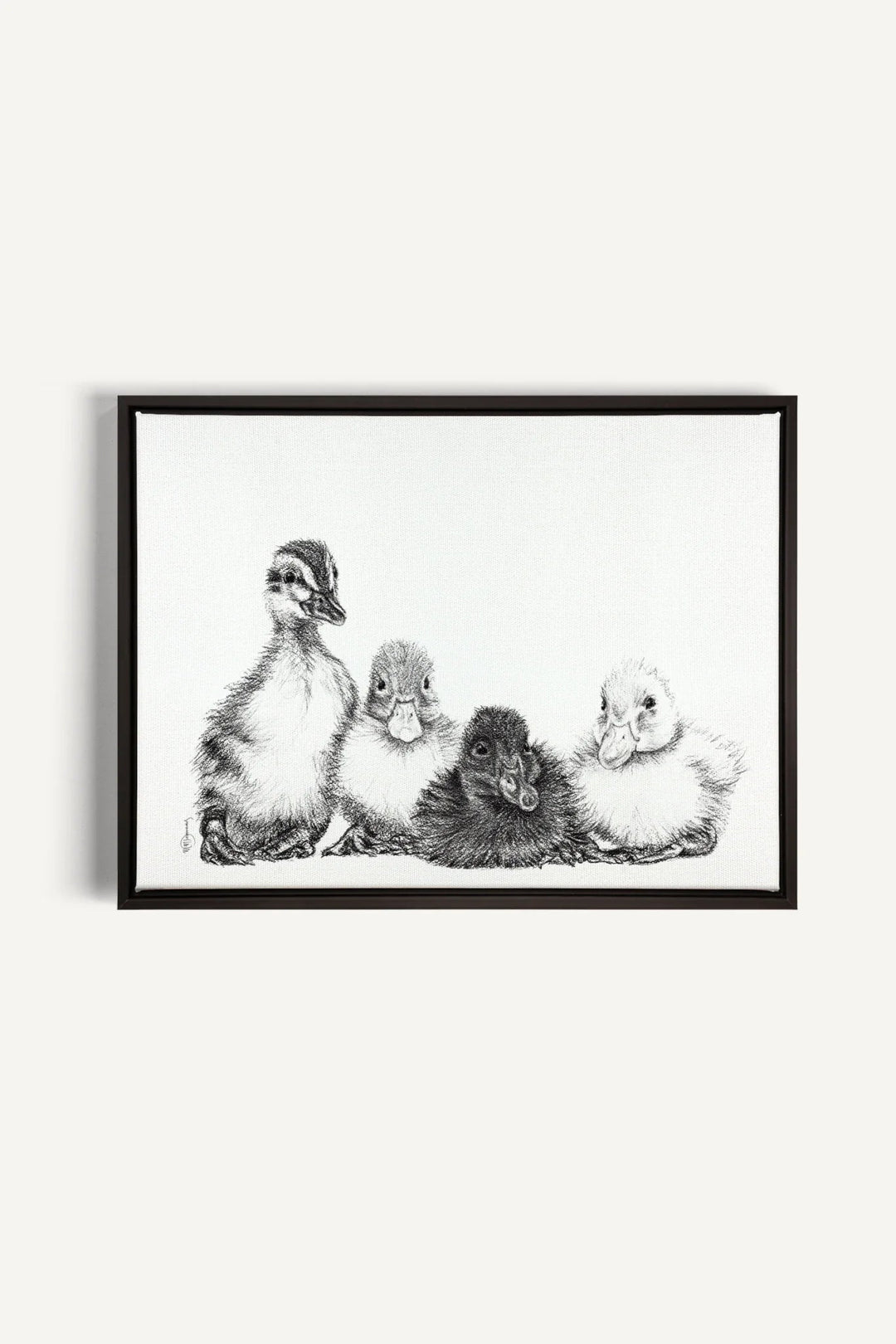 Cute Baby Ducklings, canvas print - LE NID atelier