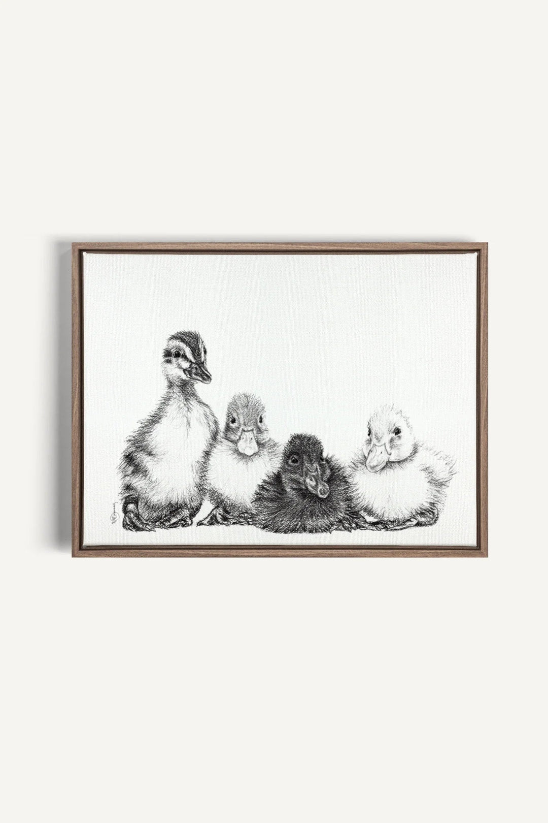 Cute Baby Ducklings, canvas print - LE NID atelier