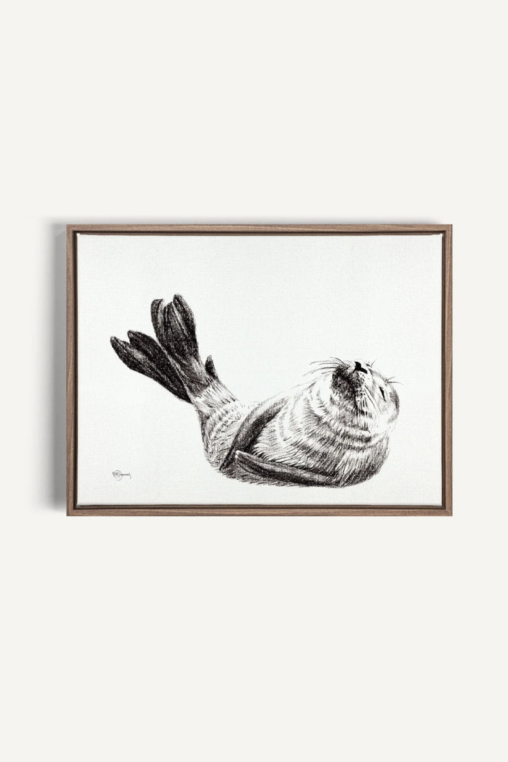 Cute Baby Seal, canvas print