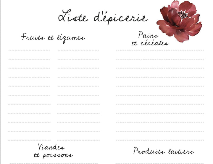 Cute Meal planner - to download - LE NID atelier