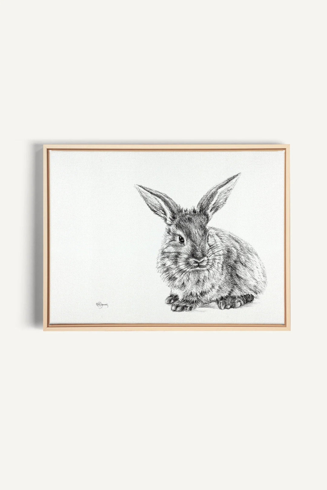 Cute Rabbit, canvas print - LE NID atelier