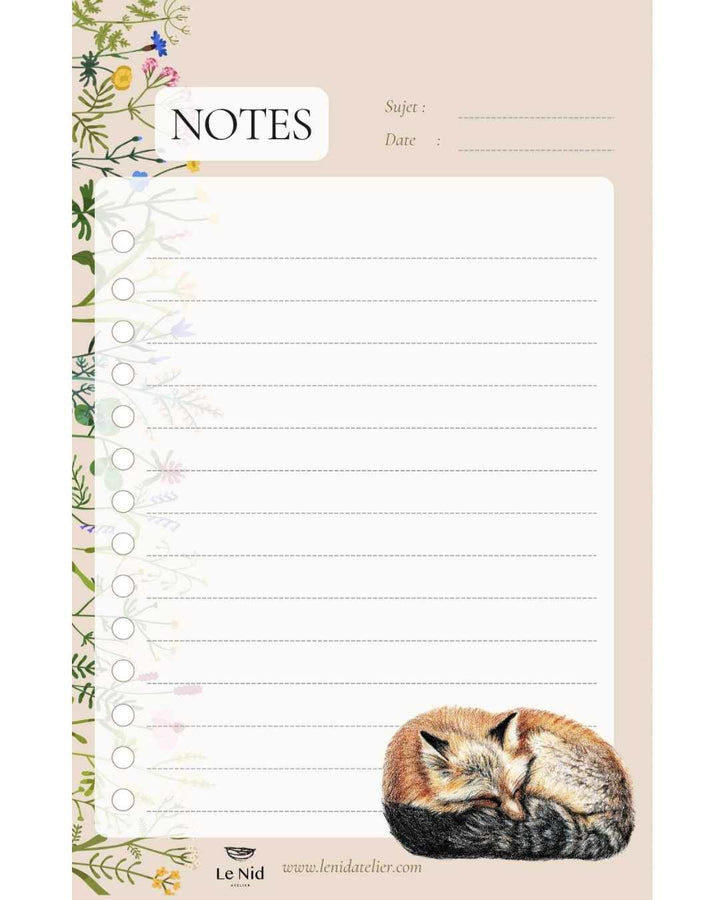 Cute TO DO LIST with Fox and Crow - to download - LE NID atelier