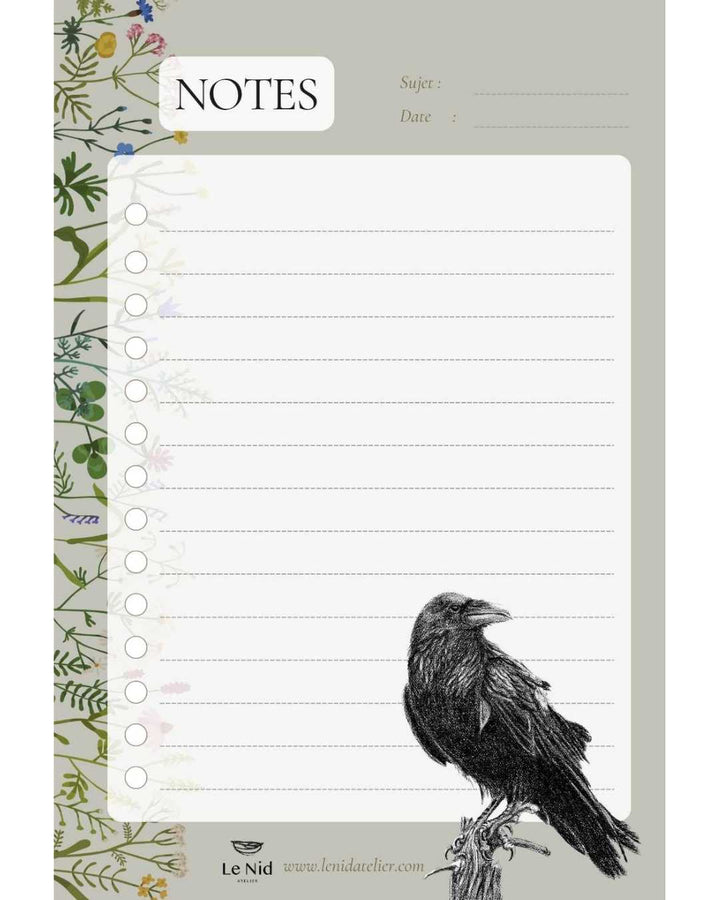 Cute TO DO LIST with Fox and Crow - to download - LE NID atelier