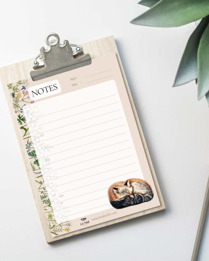 Cute TO DO LIST with Fox and Crow - to download - LE NID atelier