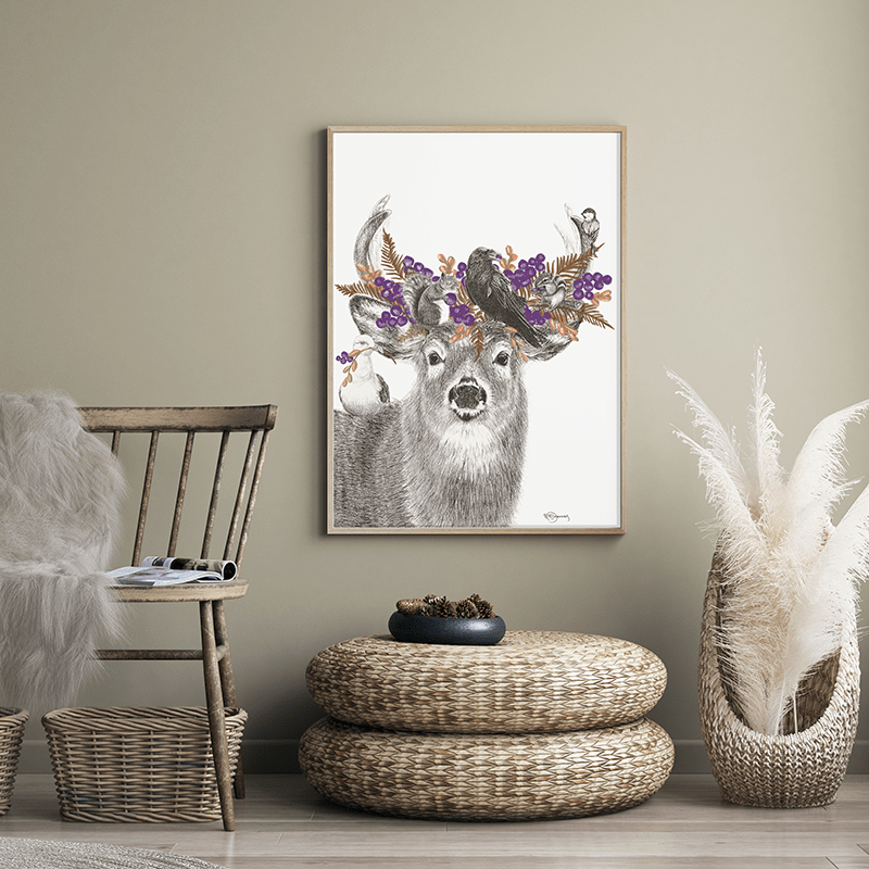 Fall Stag - limited edition - LE NID atelier