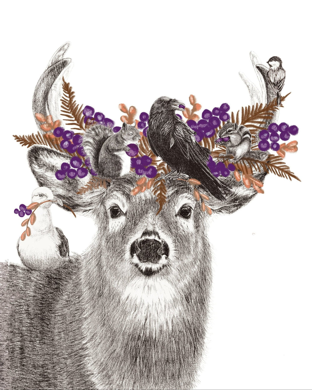 Fall Stag - limited edition - LE NID atelier